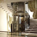 Ascenseur panoramique résidentiel rond en verre d&#39;ascenseurs de villa